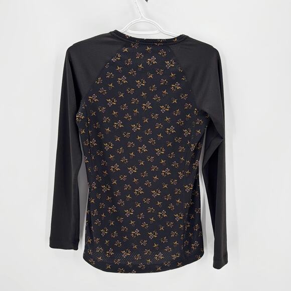 Patagonia Capilene Midweight Crew Top baselayer from cool to cold size S floral - Picture 2 of 9